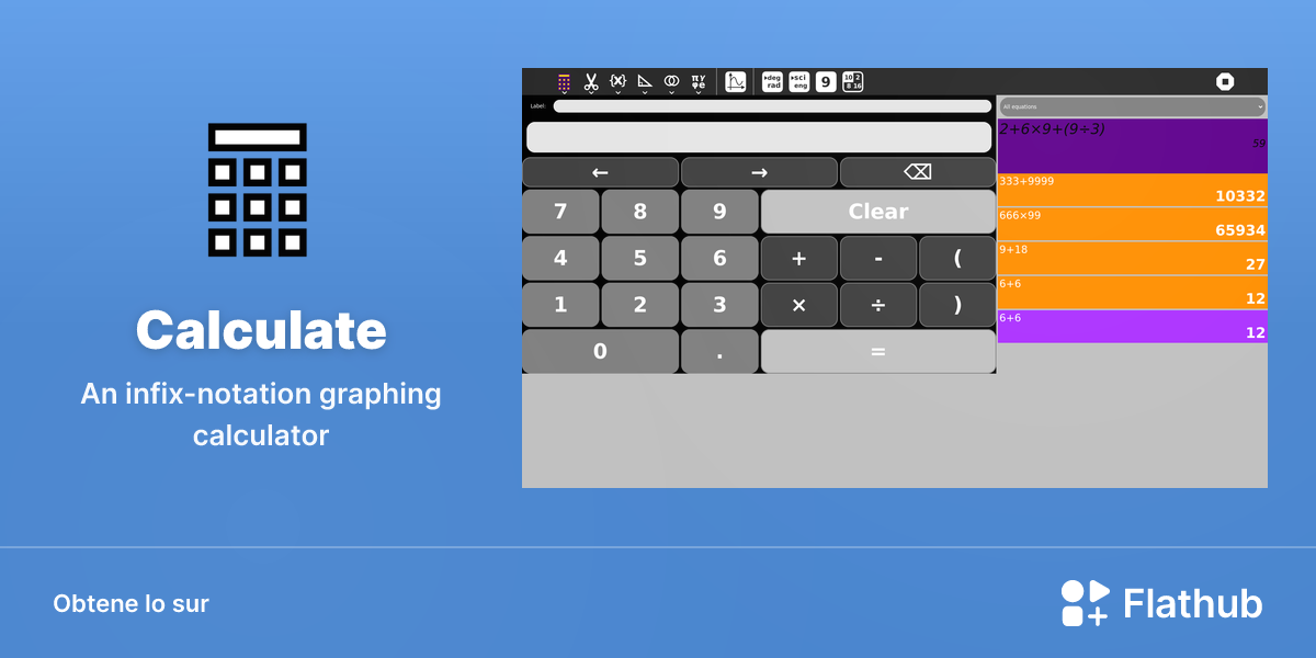 Installar Calculate sur Linux | Flathub