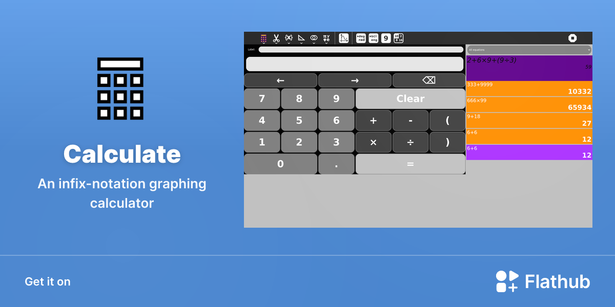 Install Calculate on Linux | Flathub