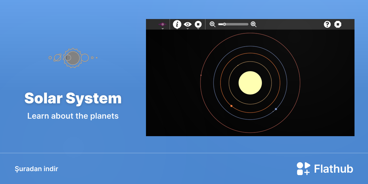 Solar System uygulamasını Linux'ta kur | Flathub