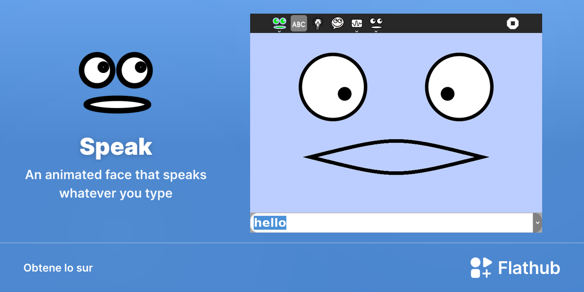 Installar Speak sur Linux | Flathub