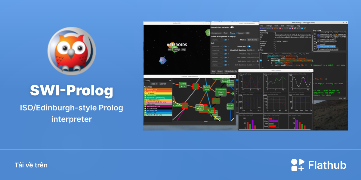 Cài đặt SWI-Prolog trên Linux | Flathub