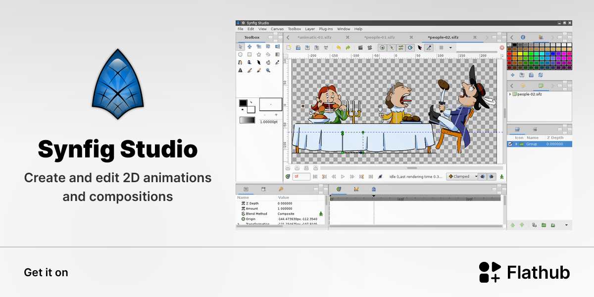 Install Synfig Studio on Linux | Flathub