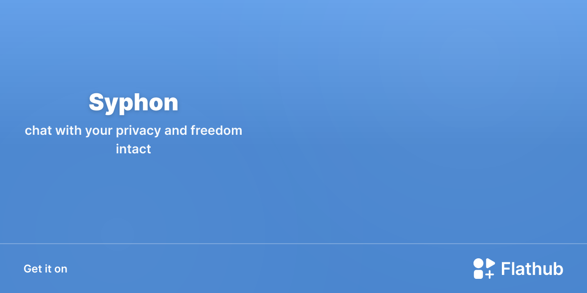 Install Syphon on Linux | Flathub