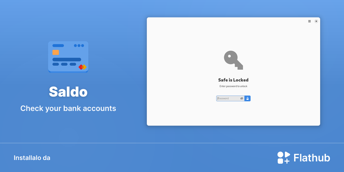 Installa Saldo su Linux | Flathub