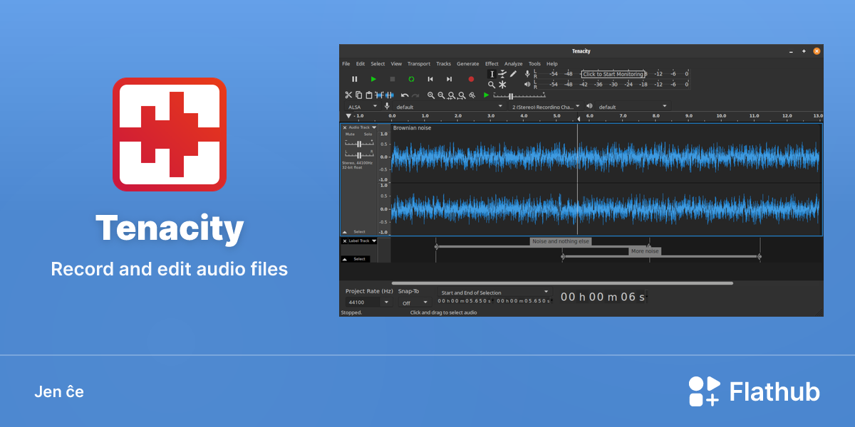 Instali Tenacity sur Linux | Flathub