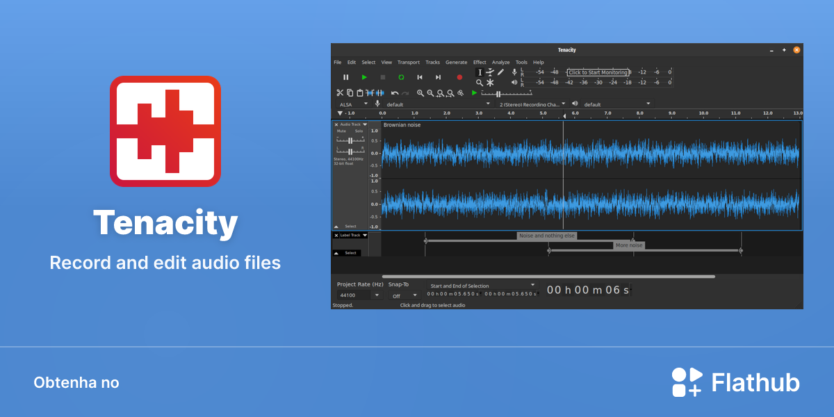 Instalar Tenacity no Linux | Flathub