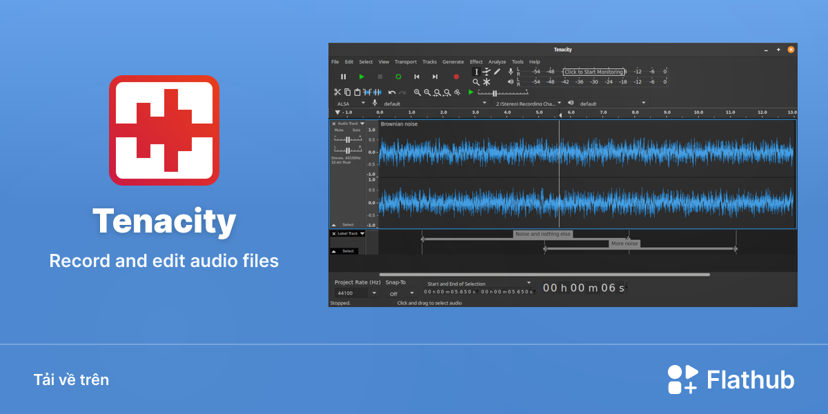 Cài đặt Tenacity trên Linux | Flathub