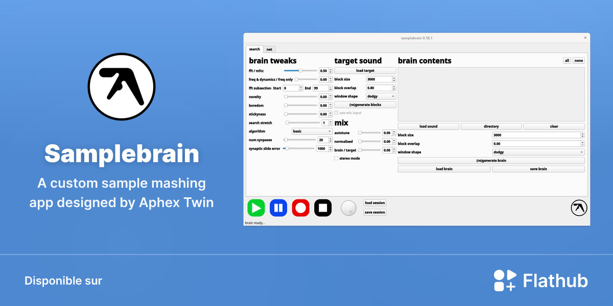 Installer Samplebrain sur Linux | Flathub