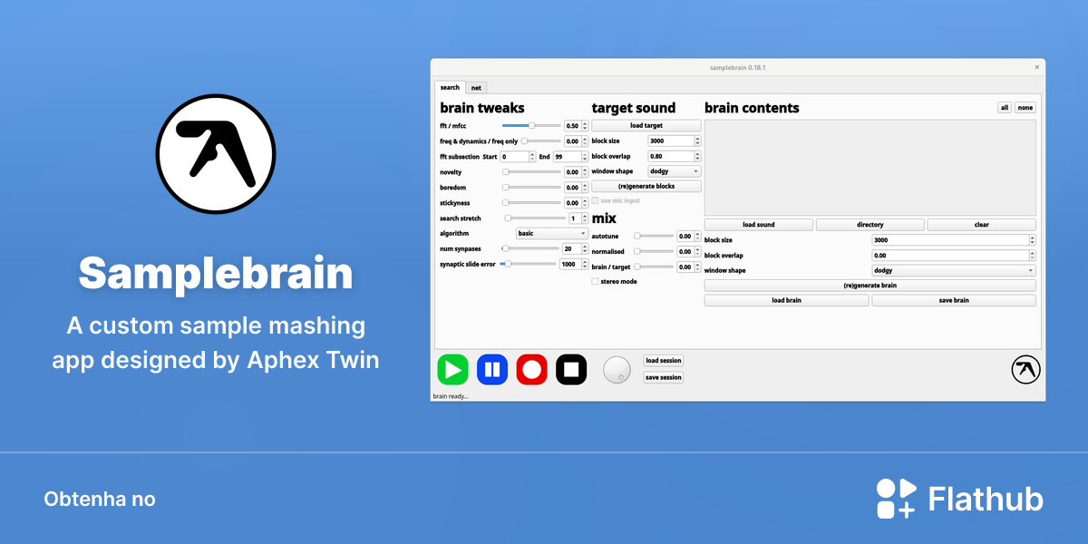 Instalar Samplebrain no Linux | Flathub
