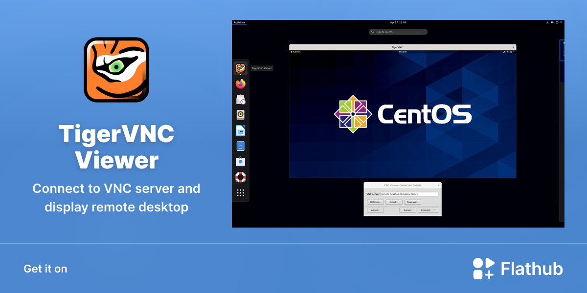 Install TigerVNC Viewer on Linux | Flathub