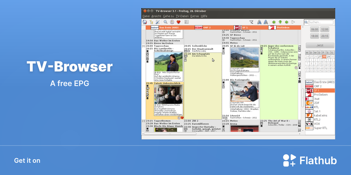 Install TV-Browser on Linux | Flathub