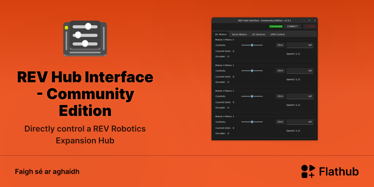 Suiteáil REV Hub Interface - Community Edition ar Linux | Flathub
