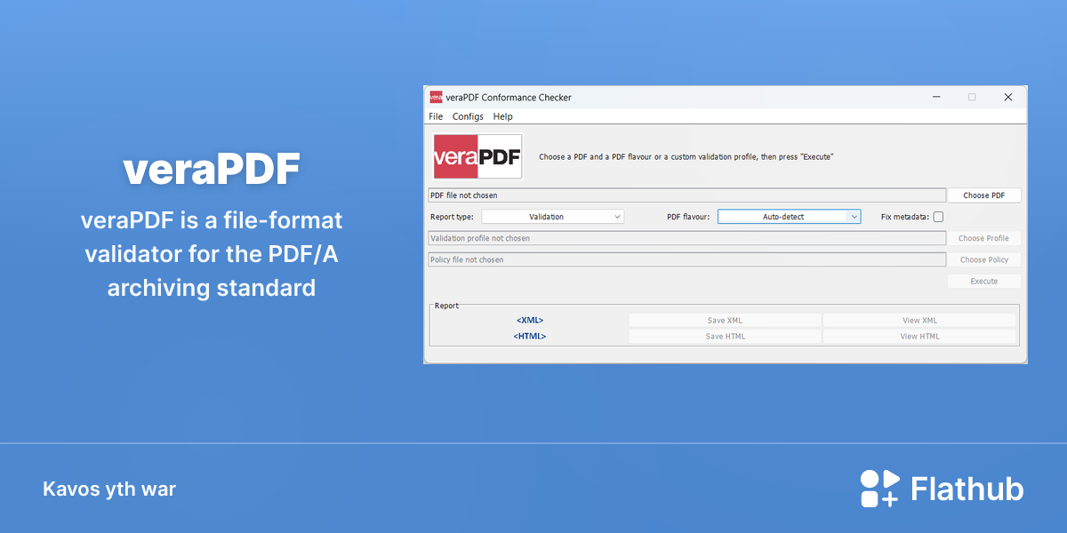 Lea veraPDF war Linux | Flathub