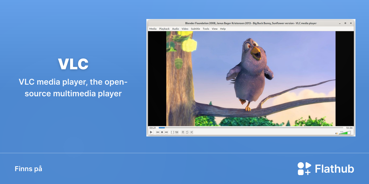 Installera VLC på Linux | Flathub