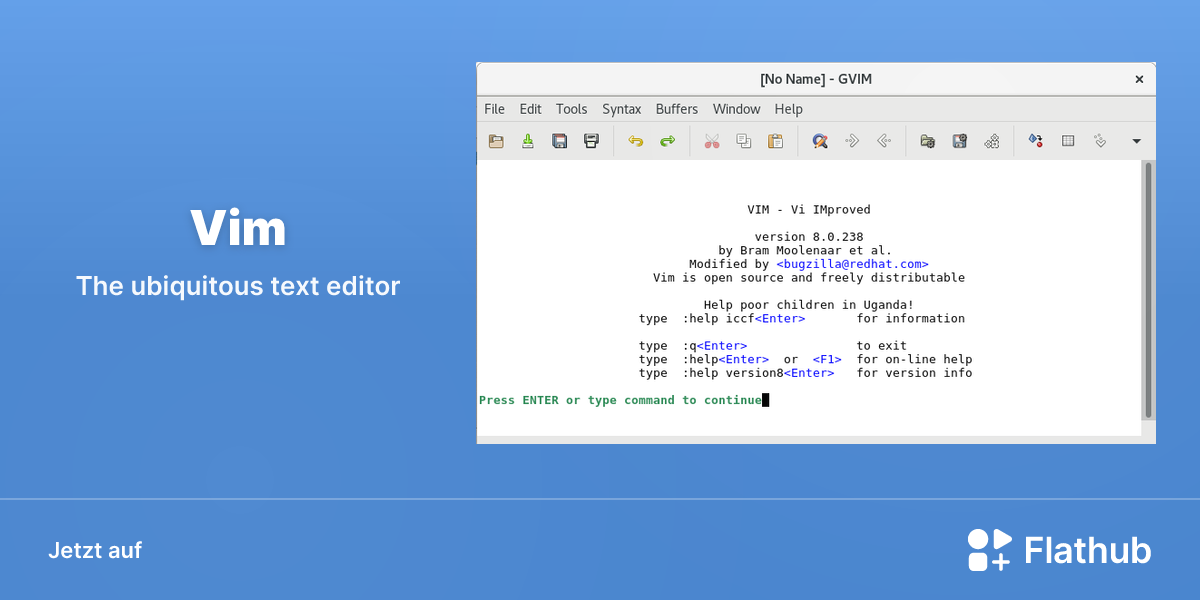 Vim auf Linux installieren | Flathub