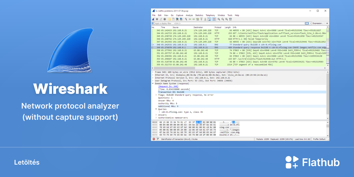 Wireshark telepítése Linuxra | Flathub