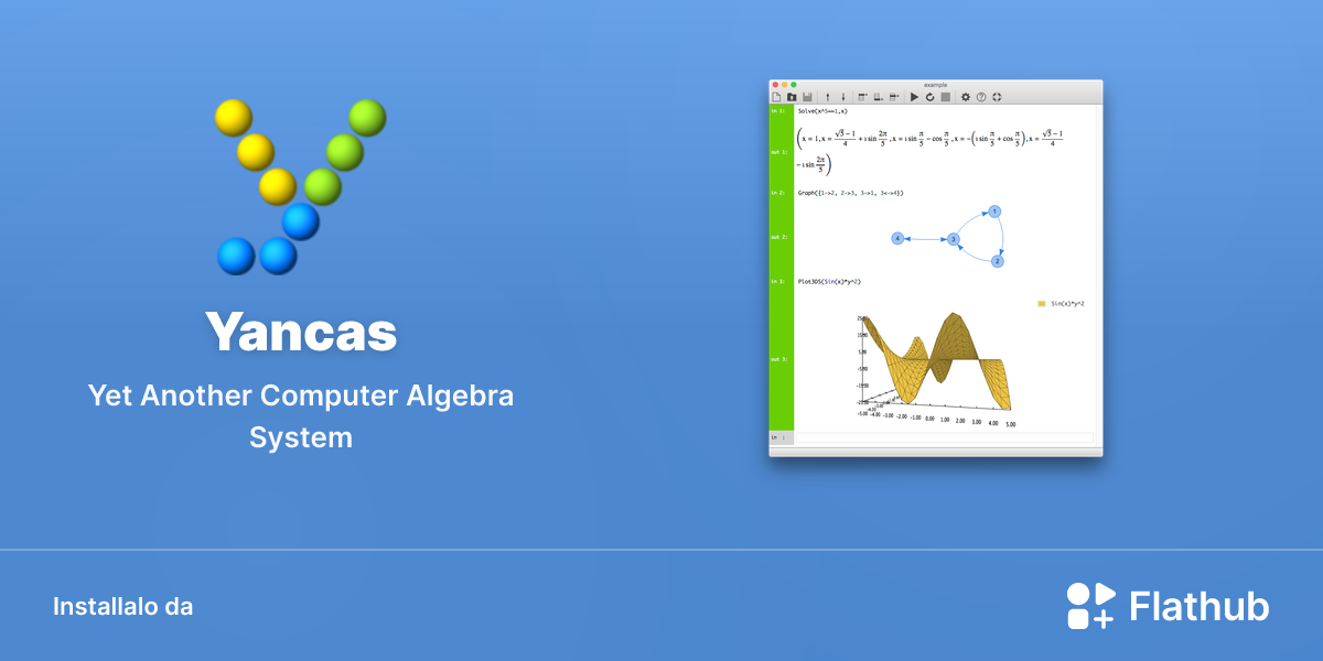 Installa Yancas su Linux | Flathub