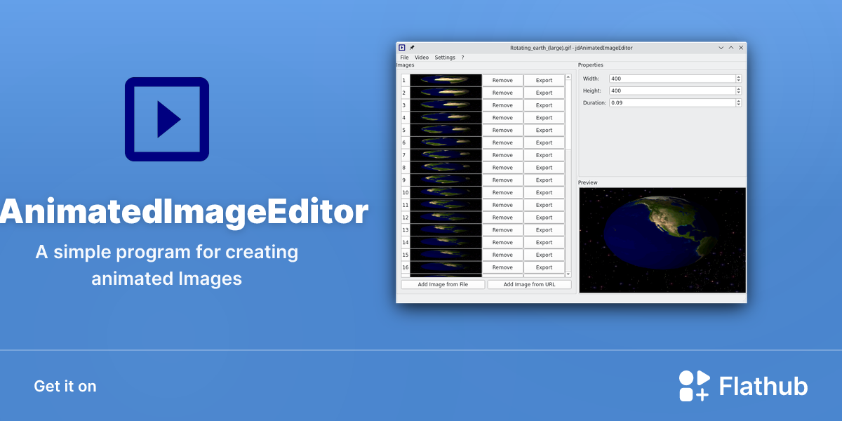 Install jdAnimatedImageEditor on Linux | Flathub