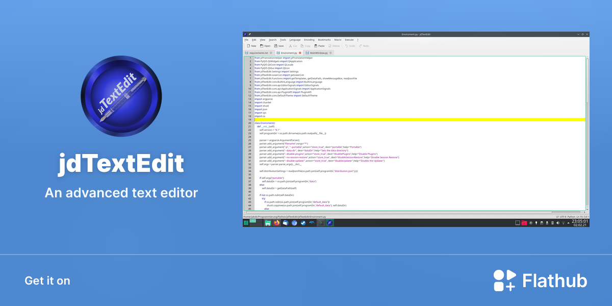 Install jdTextEdit on Linux | Flathub