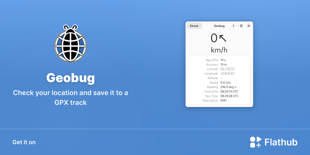 Install Geobug on Linux | Flathub
