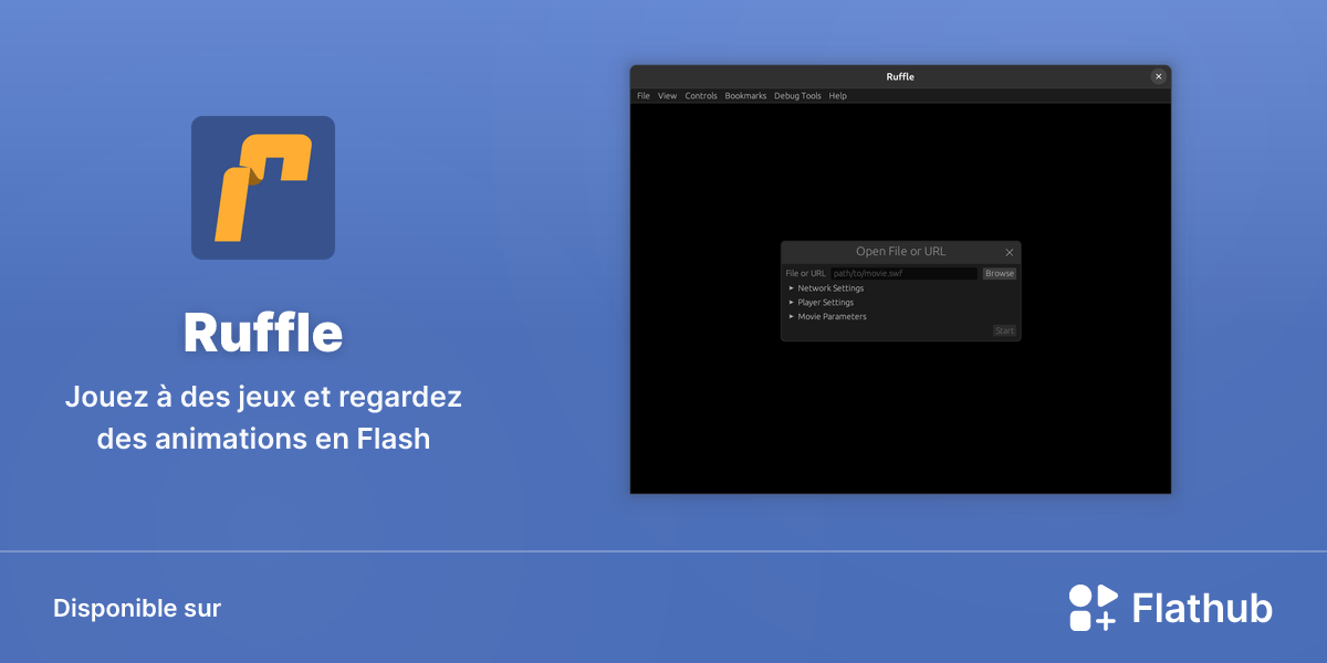 Installer Ruffle sur Linux | Flathub