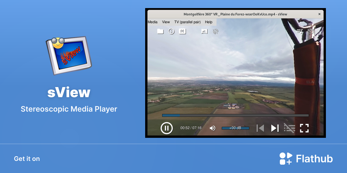 Installeer sView op Linux | Flathub