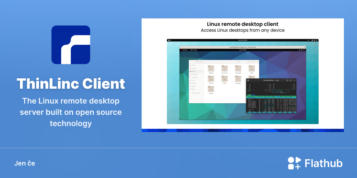 Instali ThinLinc Client sur Linux | Flathub