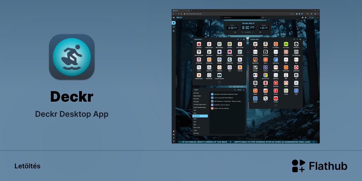 Deckr telepítése Linuxra | Flathub