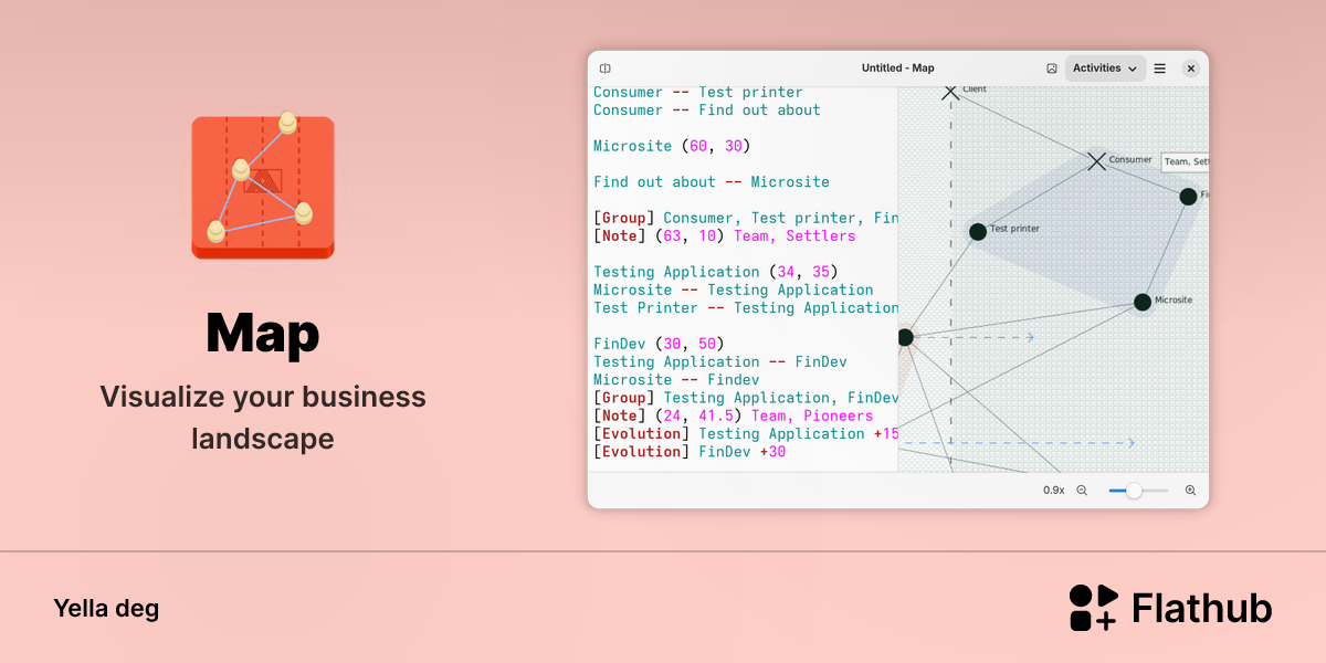 Asebded n Map ɣef Linux | Flathub