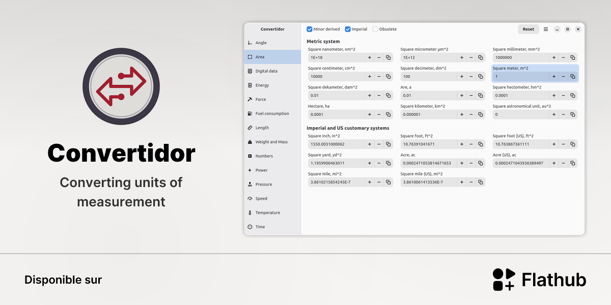 Installer Convertidor sur Linux | Flathub