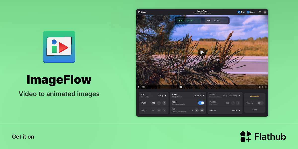 Install ImageFlow on Linux | Flathub