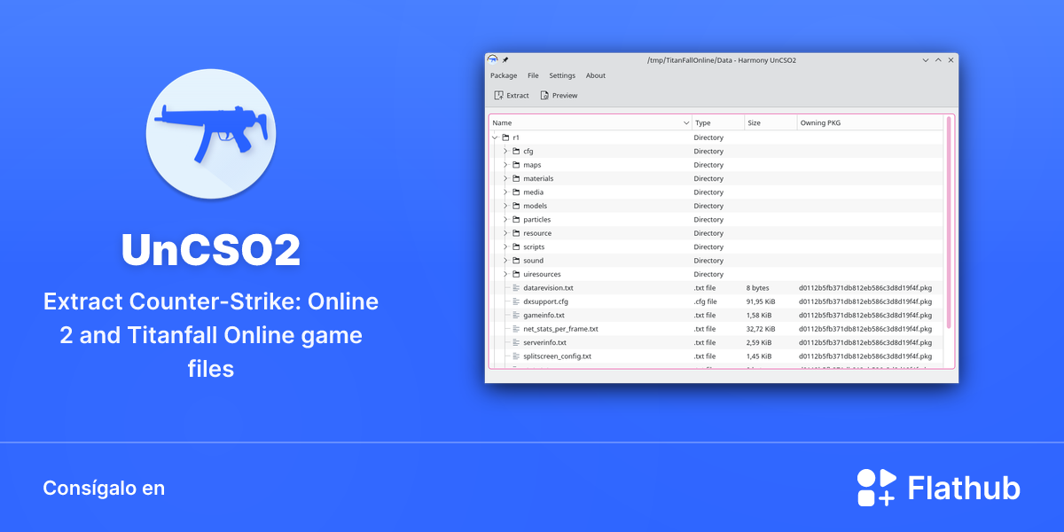 Instalar UnCSO2 en Linux | Flathub
