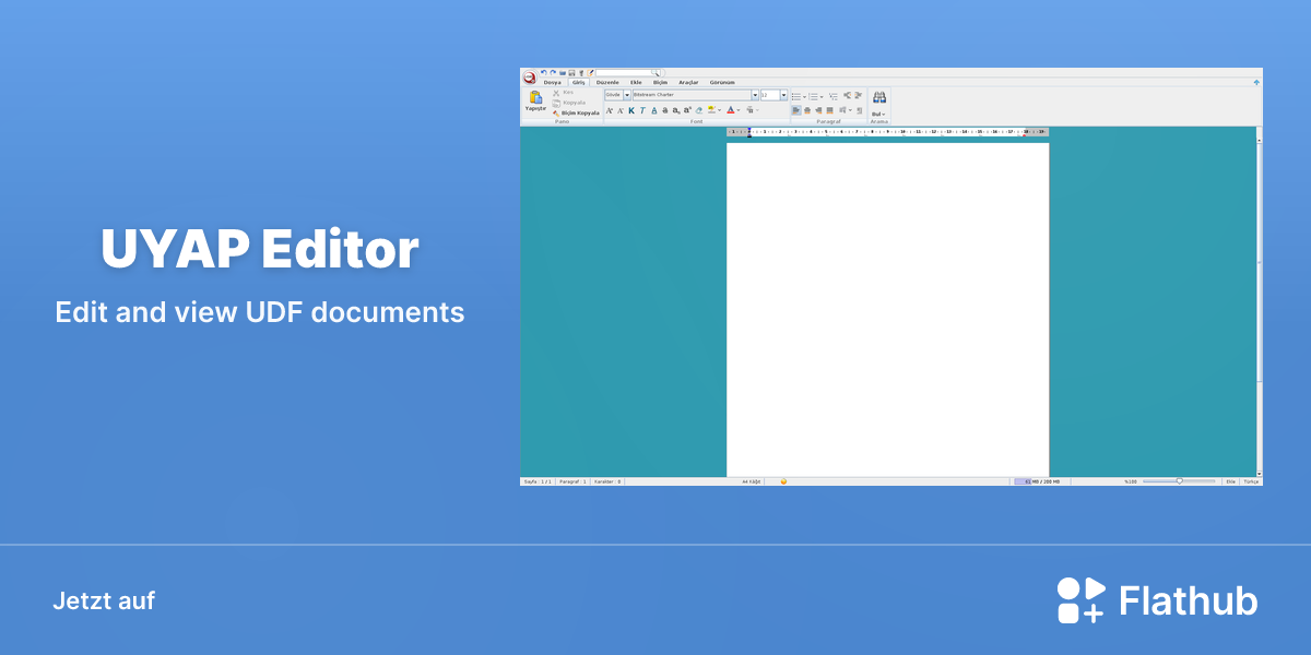 UYAP Editor auf Linux installieren | Flathub