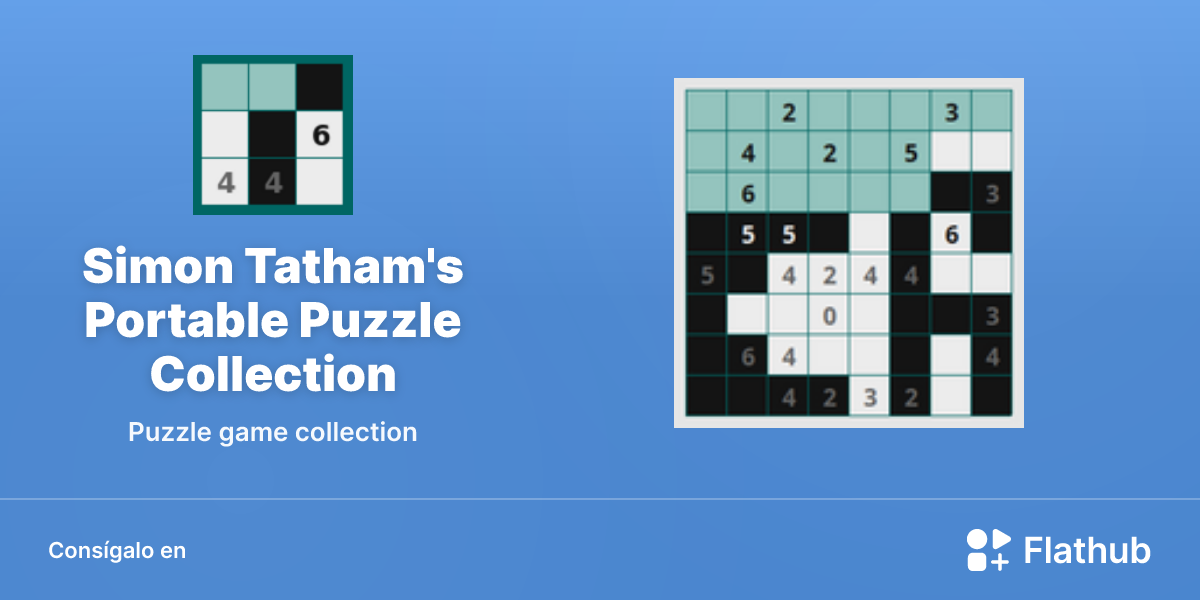 Instalar Simon Tatham's Portable Puzzle Collection en Linux | Flathub
