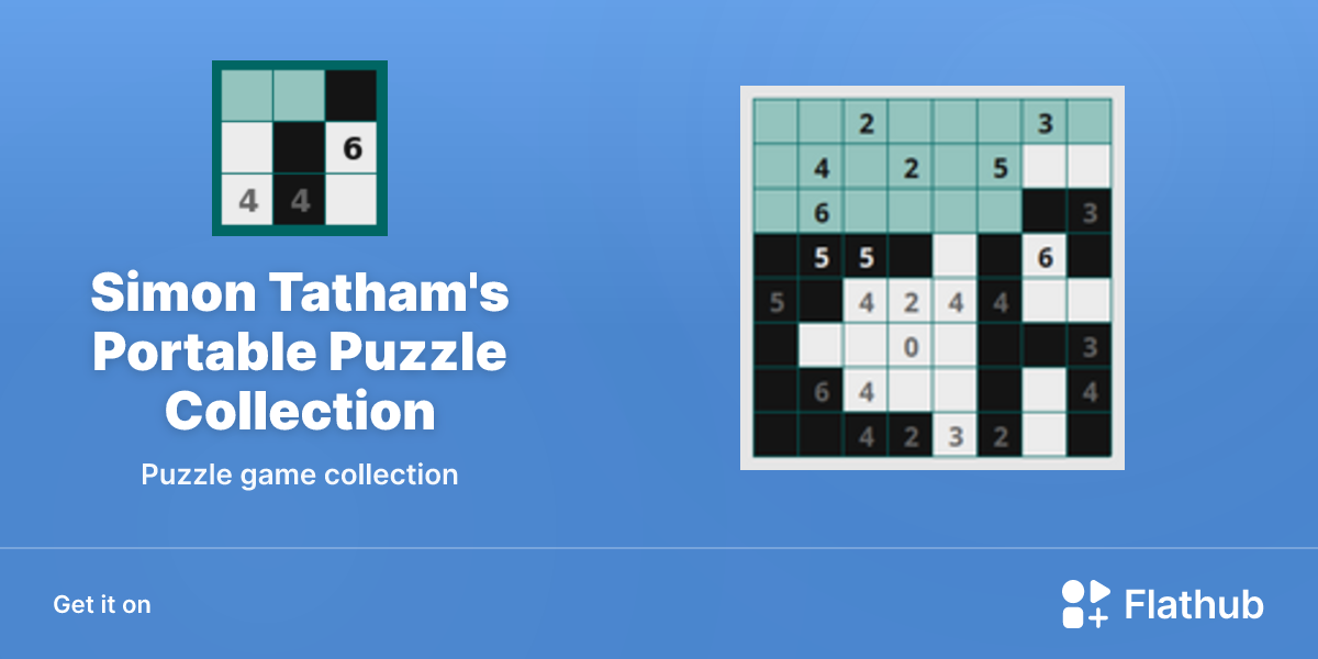 Install Simon Tatham's Portable Puzzle Collection on Linux | Flathub