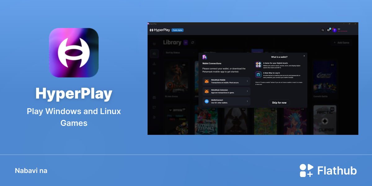 Instaliraj aplikaciju HyperPlay na Linux | Flathub