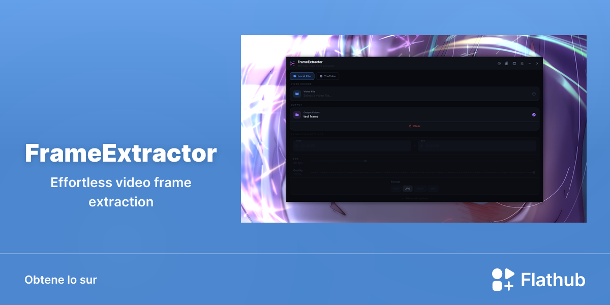 Installar FrameExtractor sur Linux | Flathub