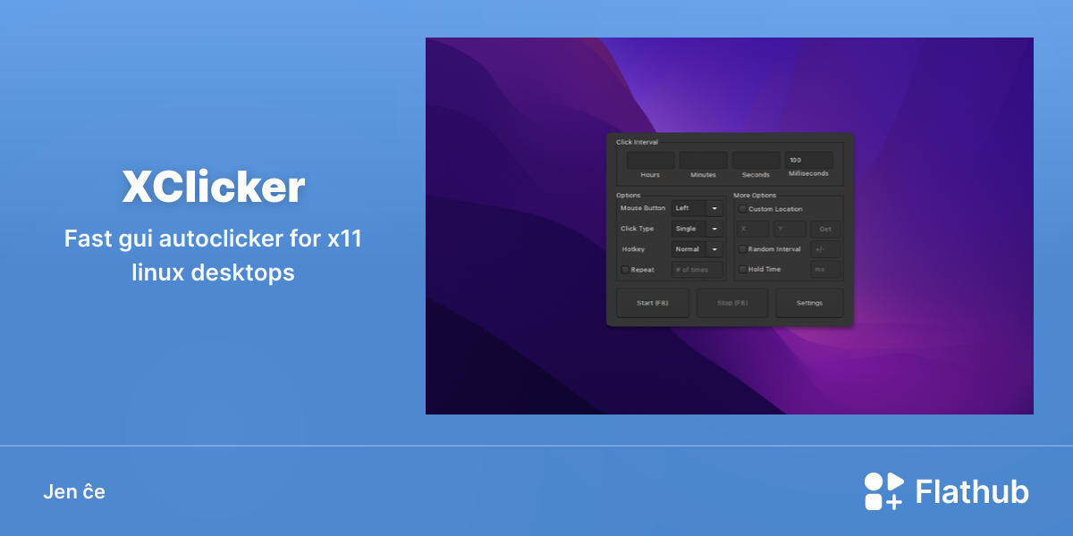 Instali XClicker sur Linux | Flathub