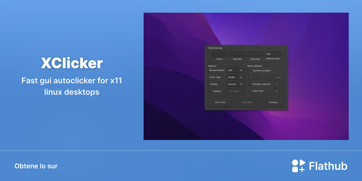 Installar XClicker sur Linux | Flathub